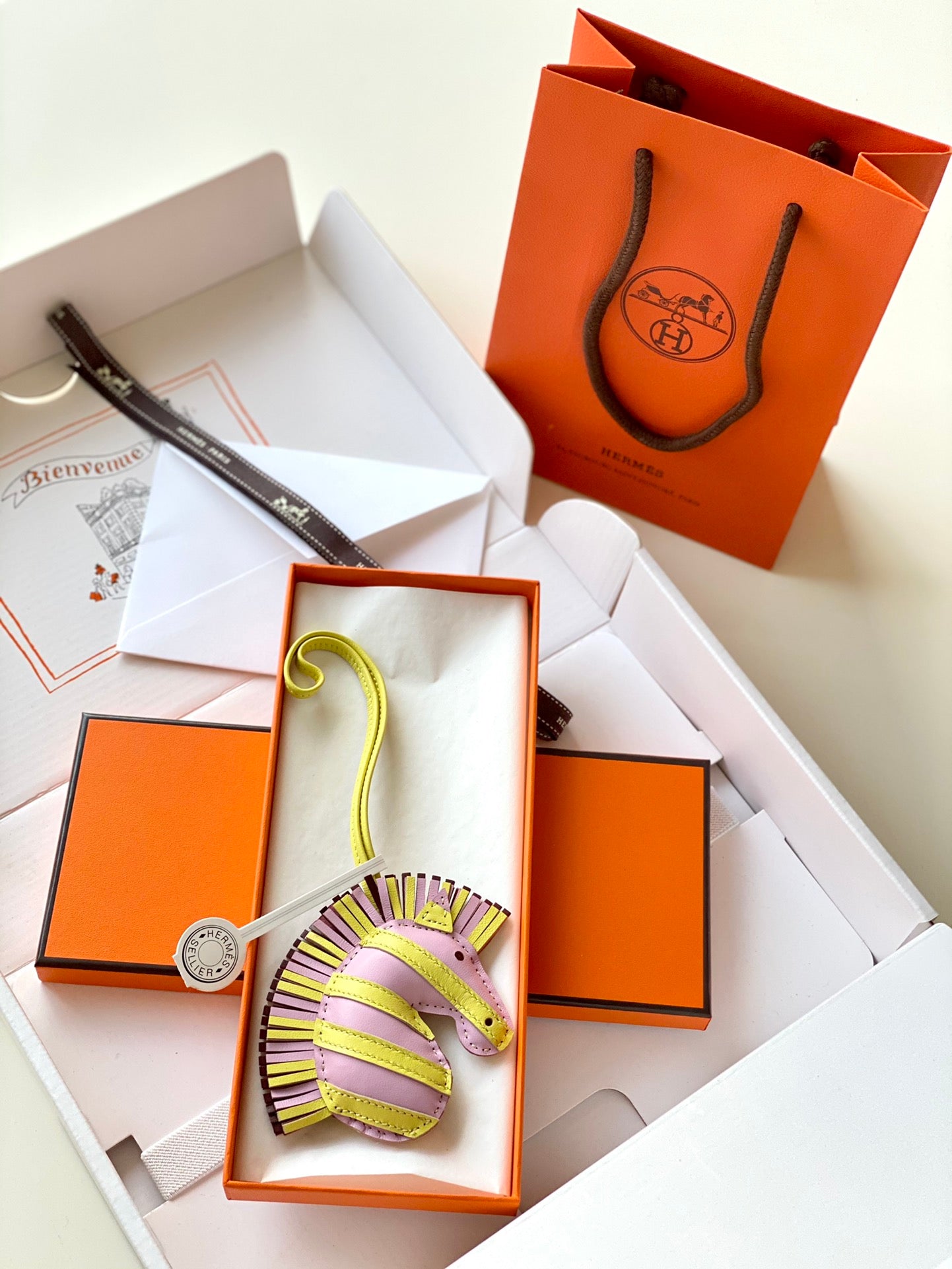 Hermes pendant 斑马头小挂件