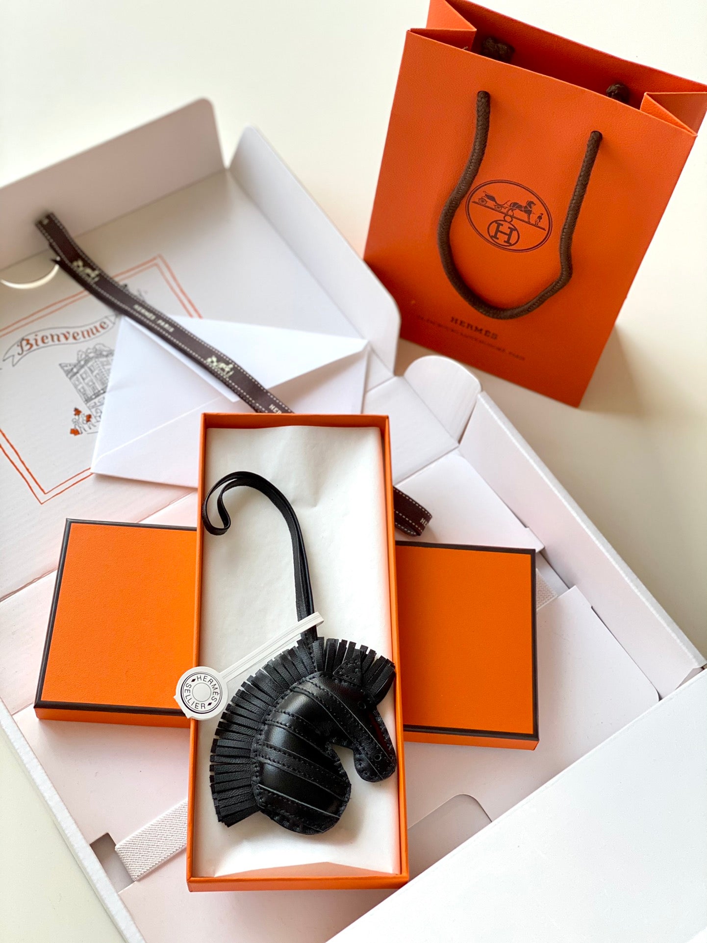 Hermes pendant 斑马头小挂件
