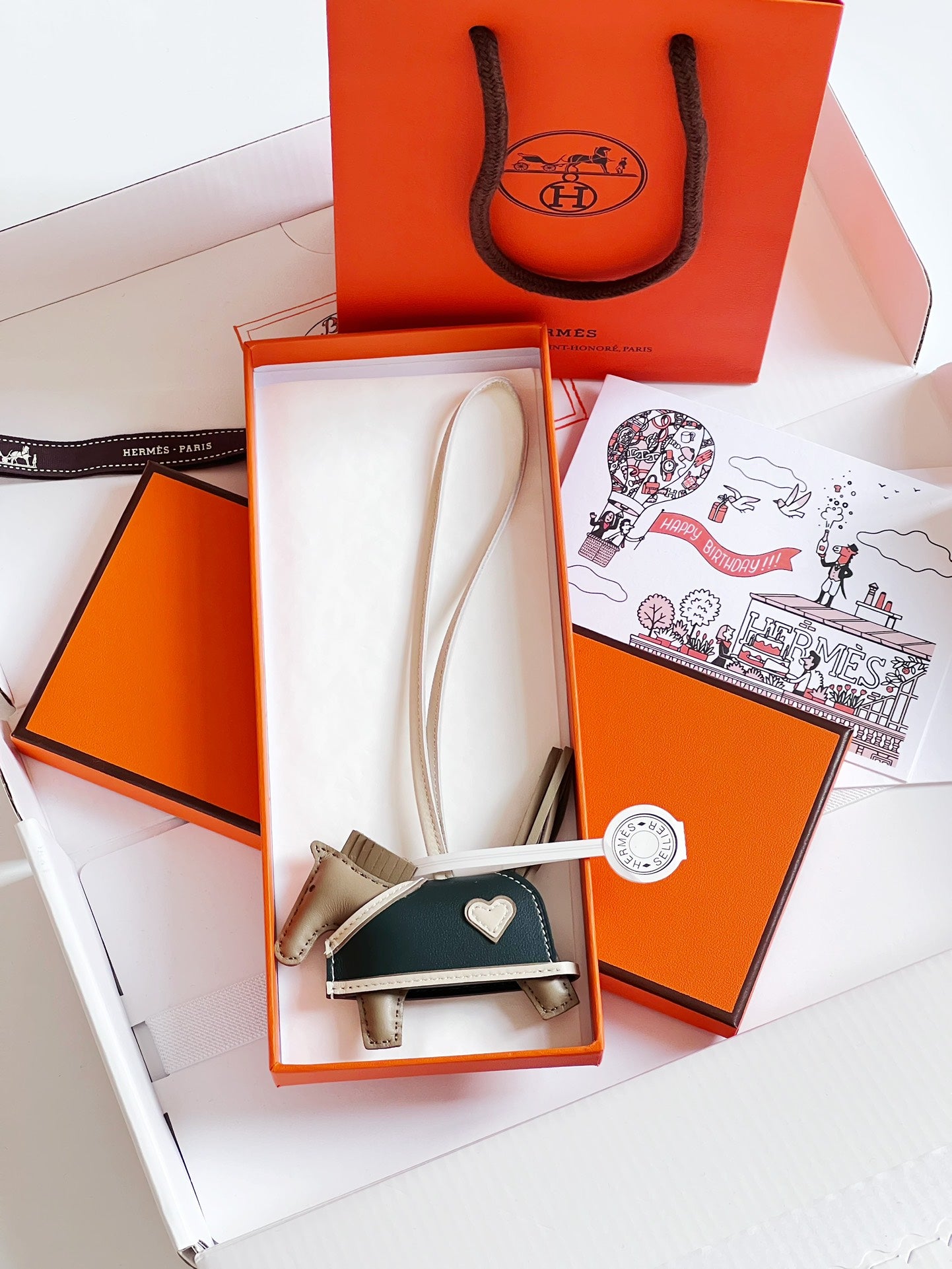 Hermes pendant 小马甲挂件