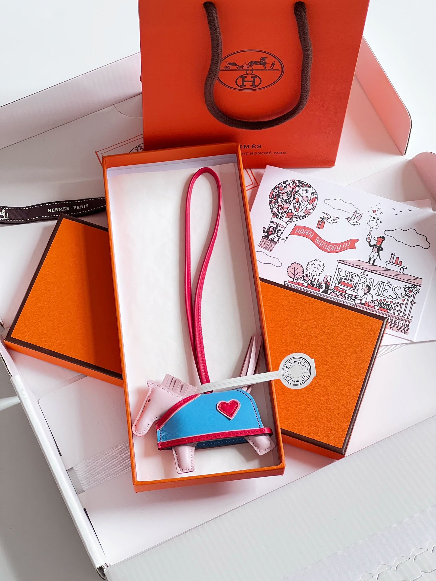 Hermes pendant 小马甲挂件